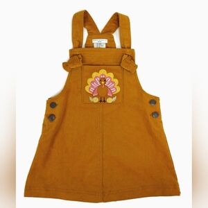 Max Studio Kids Mustard Corduroy Pinafore Dress